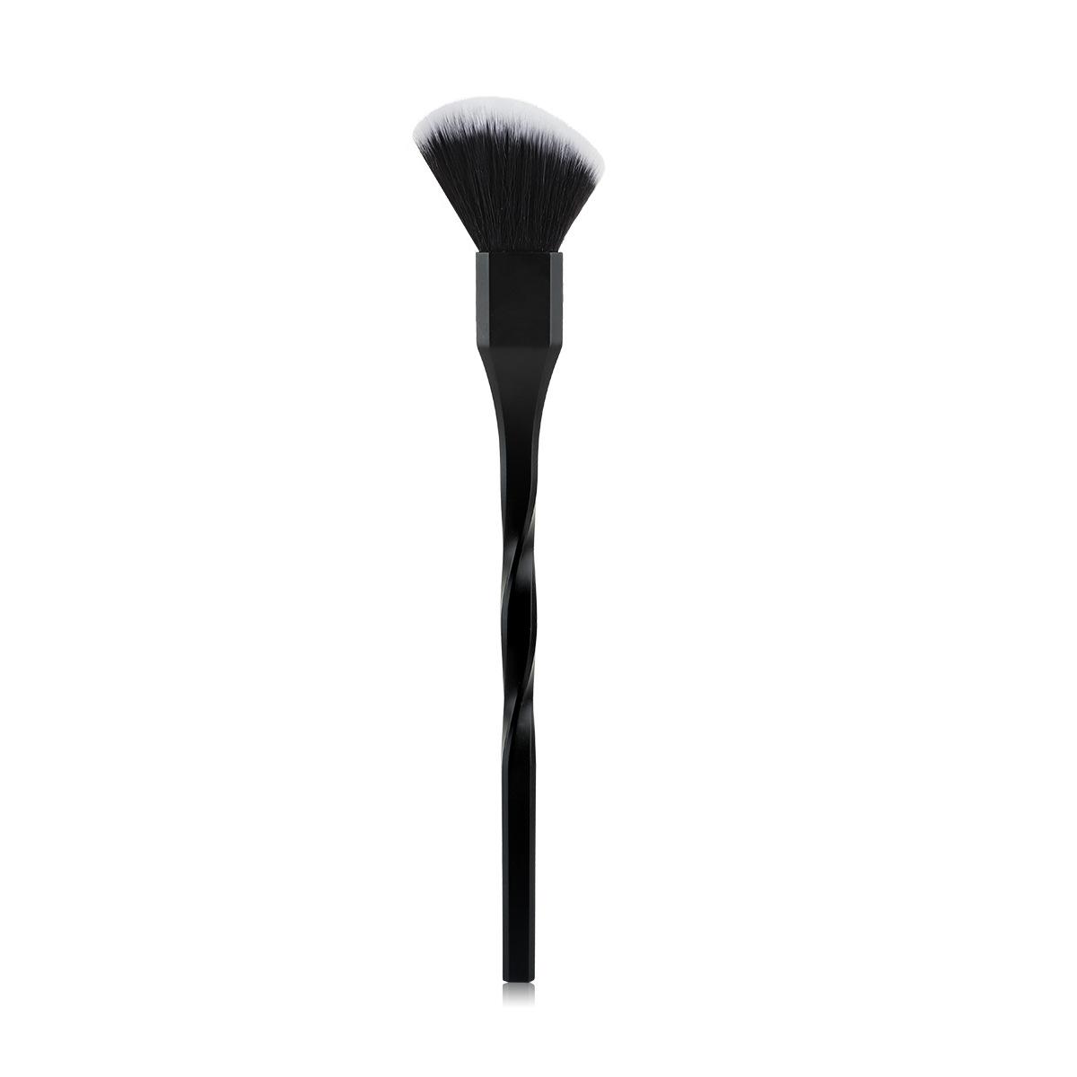 New large spiral handle loose powder brush, grooming brush, blush brush, mushroom head paint, single makeup brush.