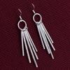 NEW 925 Sterling Silver Earrings Hot Hearts for Women Exquisite Student Girlfriend Jewelry Accessories Wedding Fashion Gift