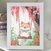 Panda Diamond Sticker Children's Handmade Material Package Cute Cat Cartoon Robot Cat Jingle Cat Point Diamond Painting