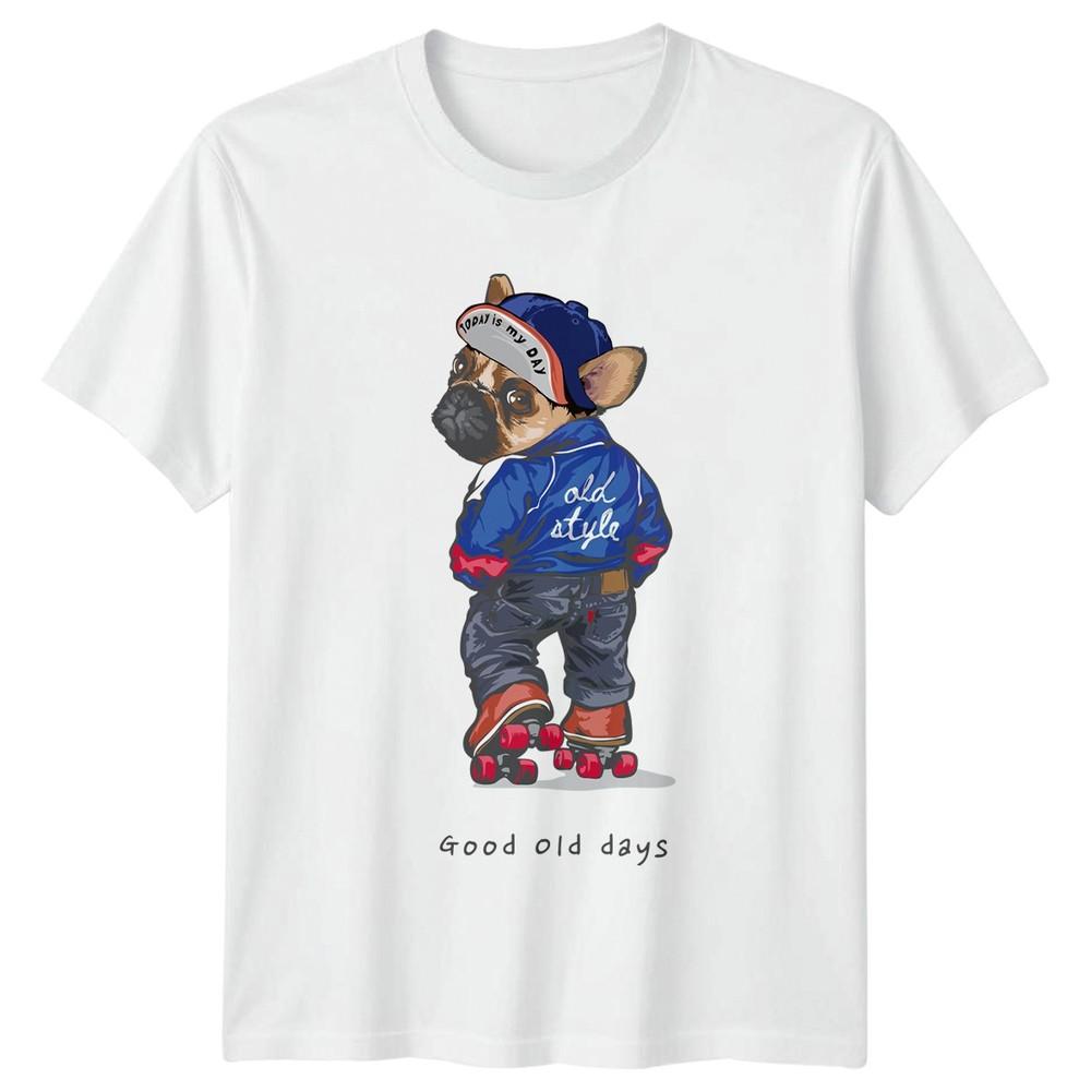 French Bulldog Today Is My Day Old Style Good Old Days Retro Dogs Tee Unisex S