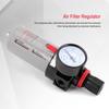 1 4   BFr  2000 Air Source Gas Treatment Unit Filter Pressure Regulator With Gauge