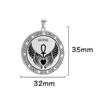 Dawapara Seven Archangels Sigil Charm DIY Accessories Pendant for Necklace Archangels Sigil Pendants Magic Amulet Protection