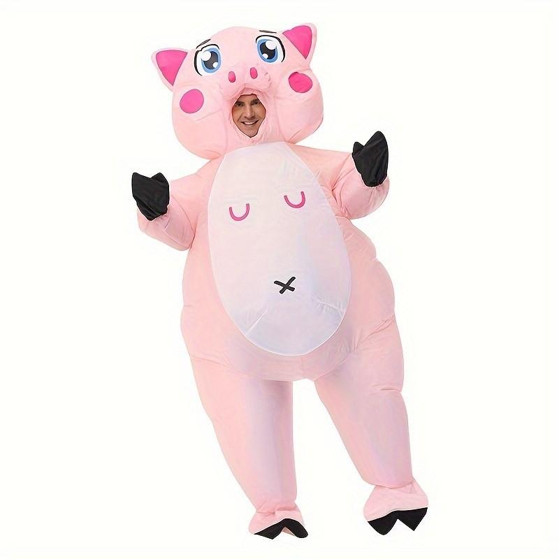 Pig Cosplay Adult Inflatable Costume For Halloween Parties Performances Stage