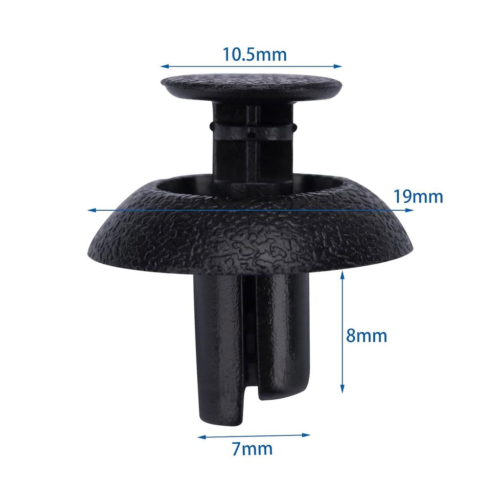 Front Grille Slam Panel Clip Engine Bay Shield Retainer Fastener 9046707211 For Toyota 4Runner Camry Land Cruiser Prius Lexus