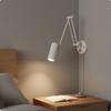 Adjustable Swing Arm Lamp Foldable Wall Light Retro Reading for Readers,