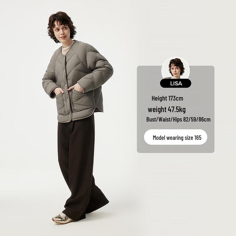 Tambour Lightweight Women's Collarless Down Jacket