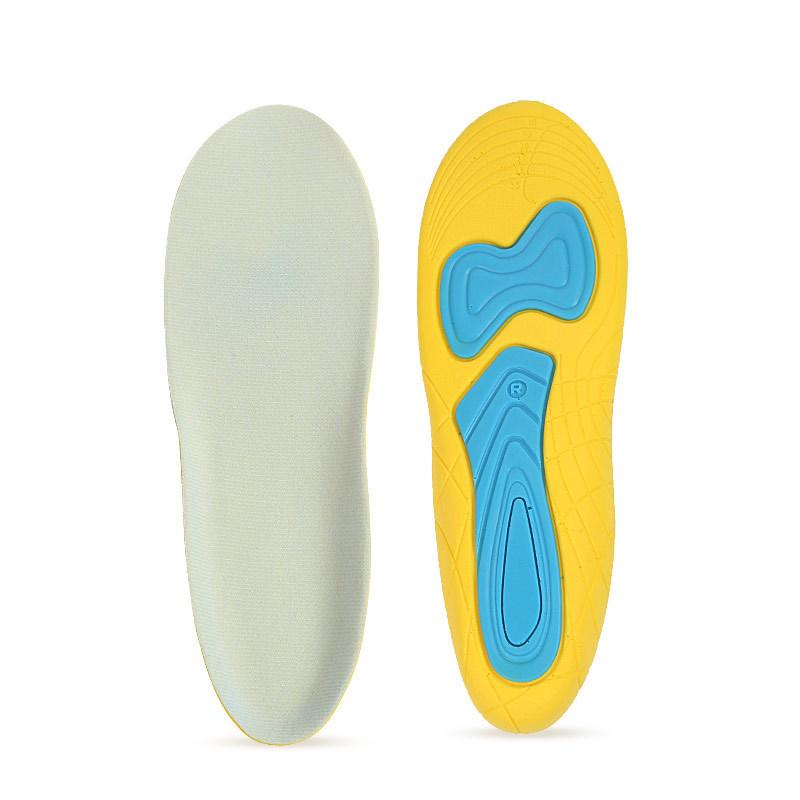 Super Soft Sports Insole Breathable Sweat-absorbing Basketball Shock Absorption Thickened Elastic Running Soft Summer Military Training Insole