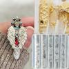 Silicone 3D Nail Art Molds Bowknot Theme Nail Art Template Moulds Silicone Texture for Beauticians and Nail Art Learners