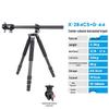 Carbon Fiber Dual-Camera Gimbal Tripod with Monopod & Horizontal Crane Arm for Panorama and DSLR Photography
