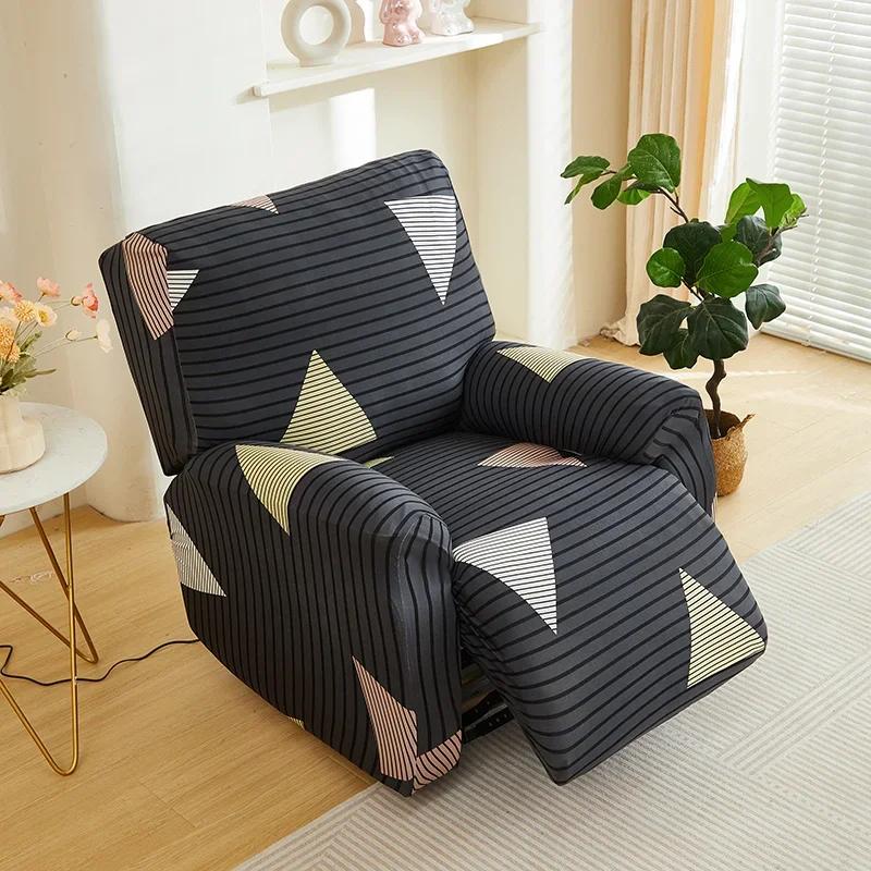 1/2/3seater Boho Recliner Sofa Covers for Printed All-inclusive Relax Armchair Cover Stretch Couch Protector Funda Sofá 3 Plazas