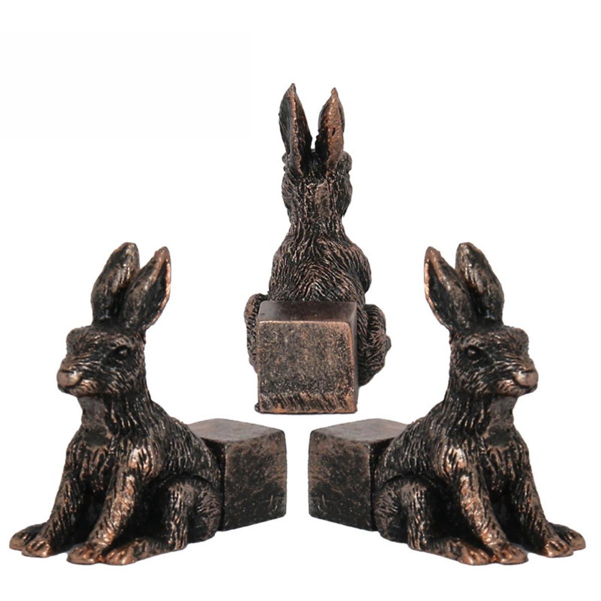 

3 шт. Ножки для цветочных горшков в виде фигурок животных для уличных кашпо - Подставка для цветочных горшков из смолы для животных Rabbit чёрный