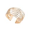 European and American Popular Bracelets, Minimalist Personality, Multi-layer Hollow Opening Arm Ring, Sand Chain Pattern Bracelet, Cross Bracelet.