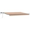 Retractable Awning Multicolor 400 X 350 Cm Fabric and Aluminum