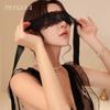 Sexy pure desire black lace perspective embroidery hollow eye mask adjustable strap adjustable female
