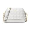 Michael Kors Gold-plated Hardware Leather Crossbody Shoulder Bag Large Women's White