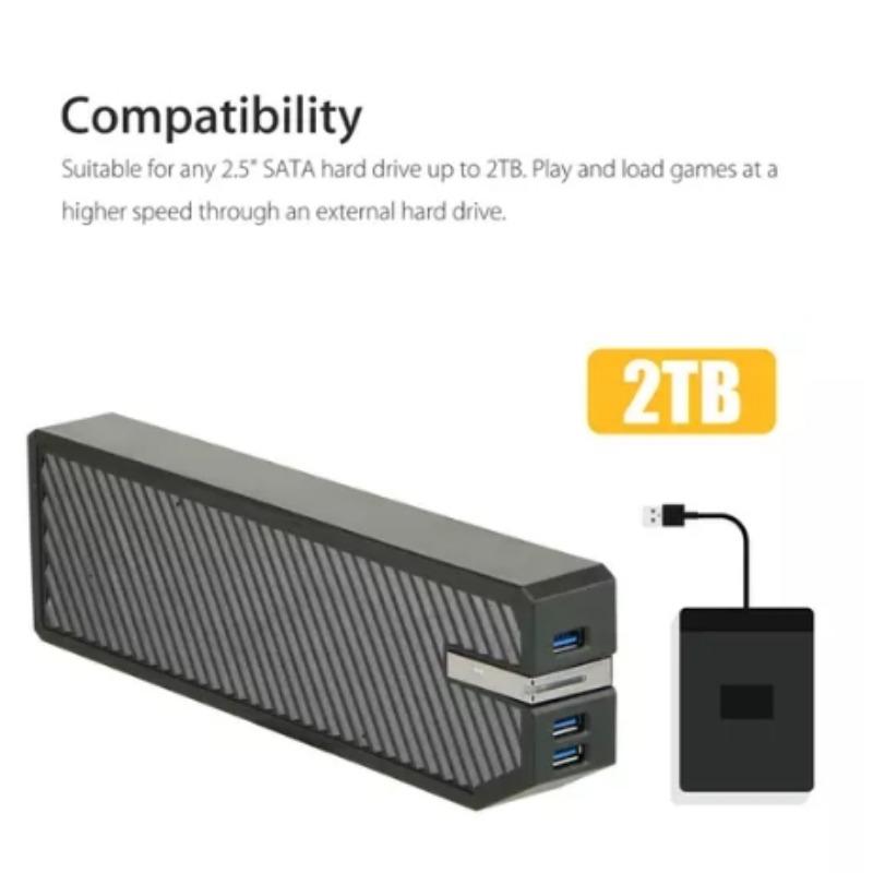 Speicherdatenbank für Xbox One HDD-Adapter 2TB Speicher Extern USB 3.0 3 Anschlüsse