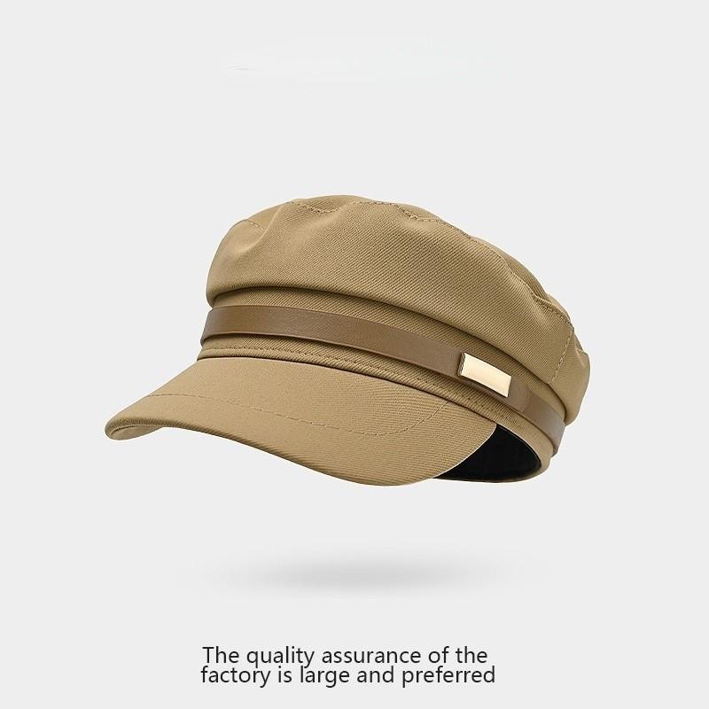 Beret Hat Men Fall Winter Casual Sunshade Cap With Short Brim For Style And Comfort