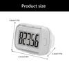 Digital Step Trackers Single Touch Operation Pedometer Step Counter With Large LCD Screen For Walking Running Activity