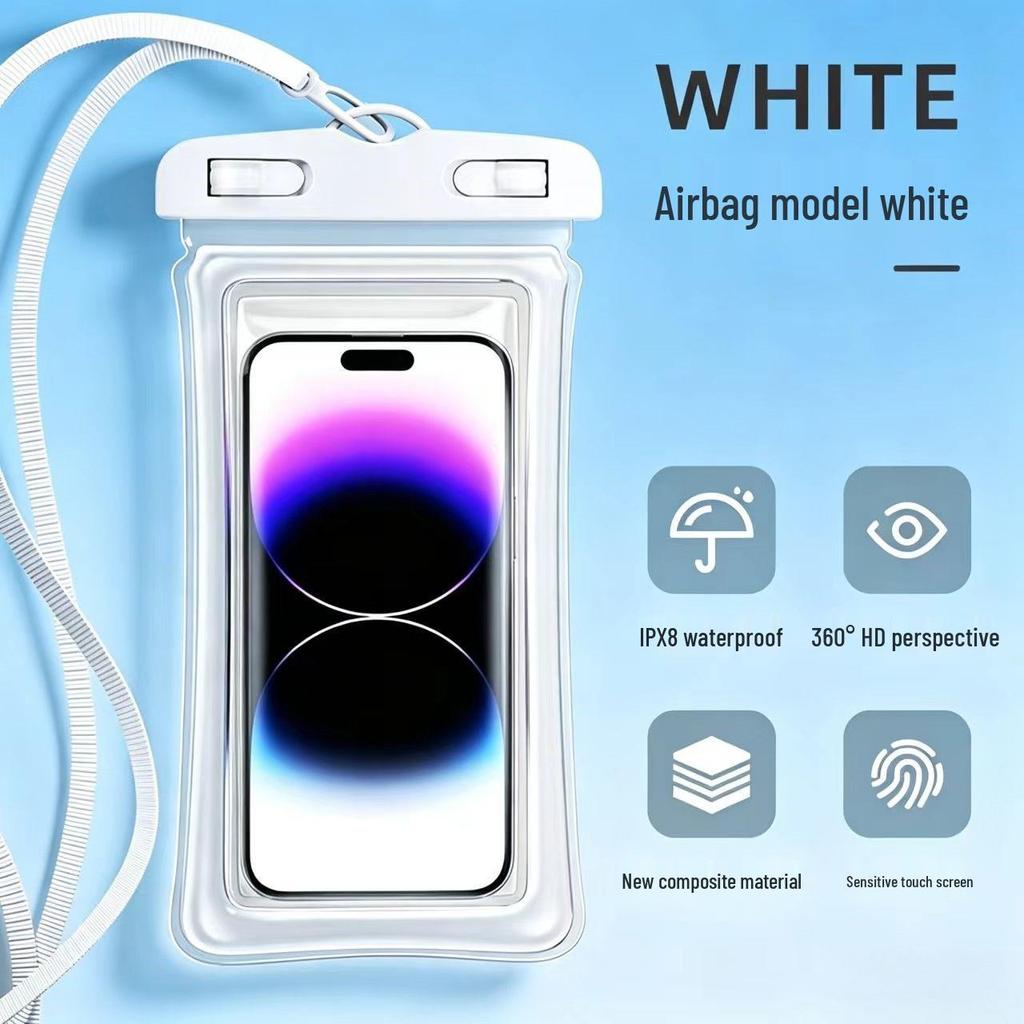 High-End Waterproof TPU Phone Pouch for Swimming, Rafting & Beach - Touchscreen Compatible