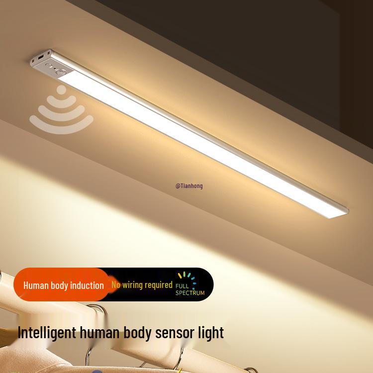 Rechargeable Wireless Motion Sensor Cabinet Lights with Magnetic Strip