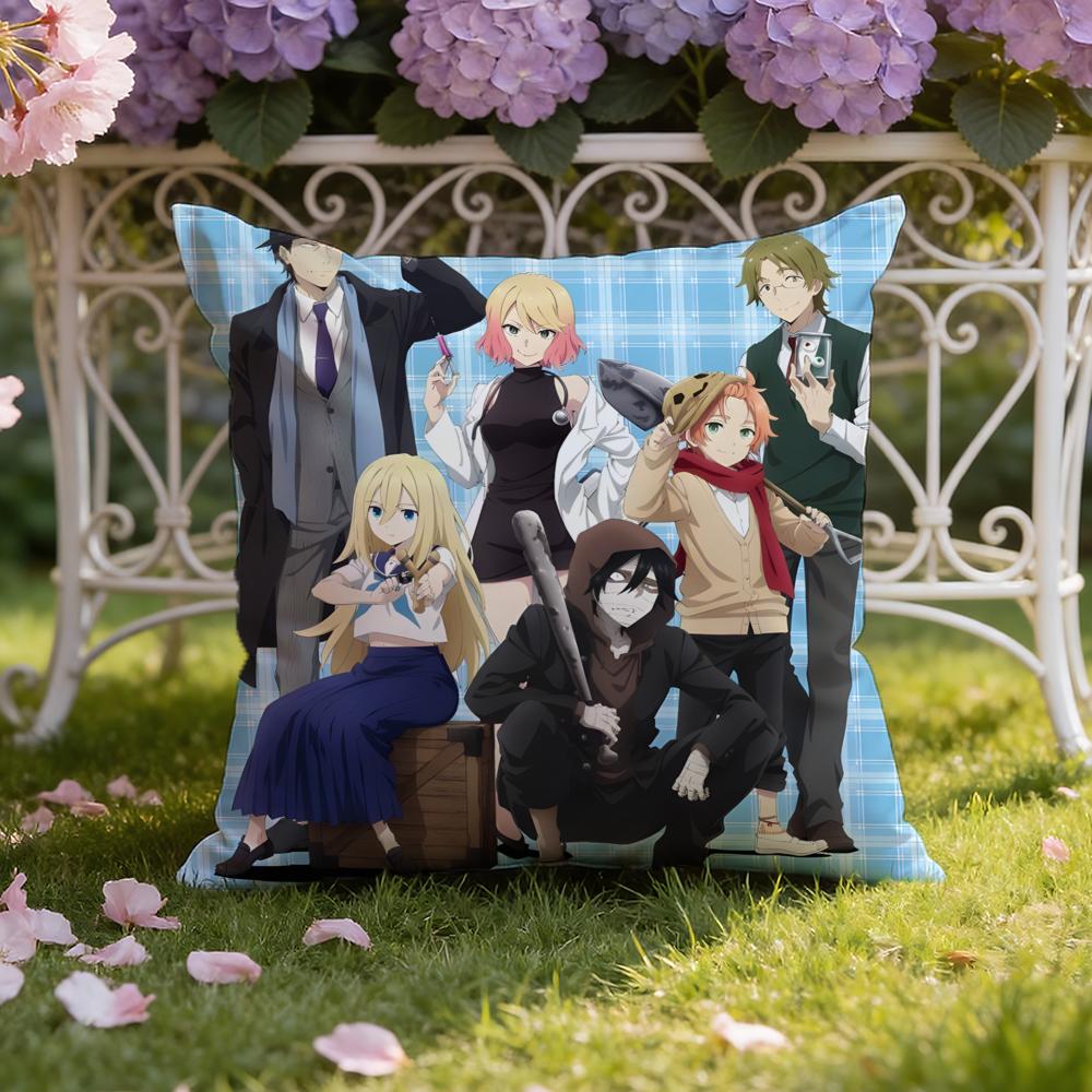 Anime A-Angels of D-Death Cushion Cover Home & Car Dual-Scene Pillow Cover: Reversible for Premium Comfort