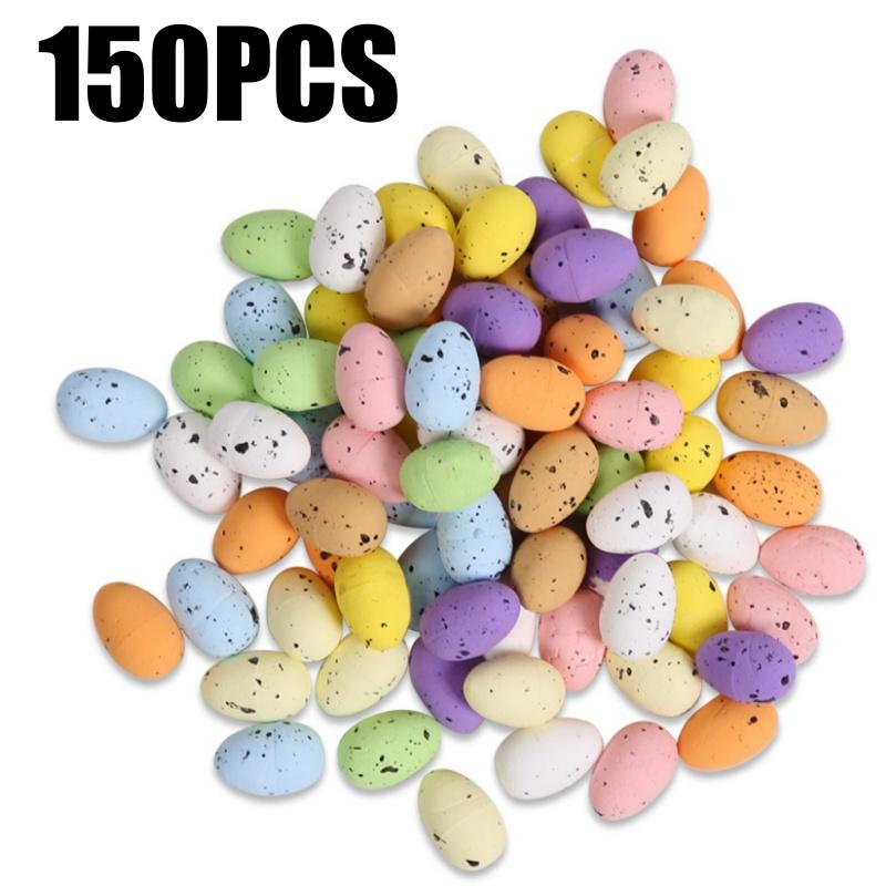 Foam Easter Egg Decoration DIY Fake Eggs Artificial Foam Bird Eggs Garden Bird Nest Decor Easter Party Decorations Home Decor