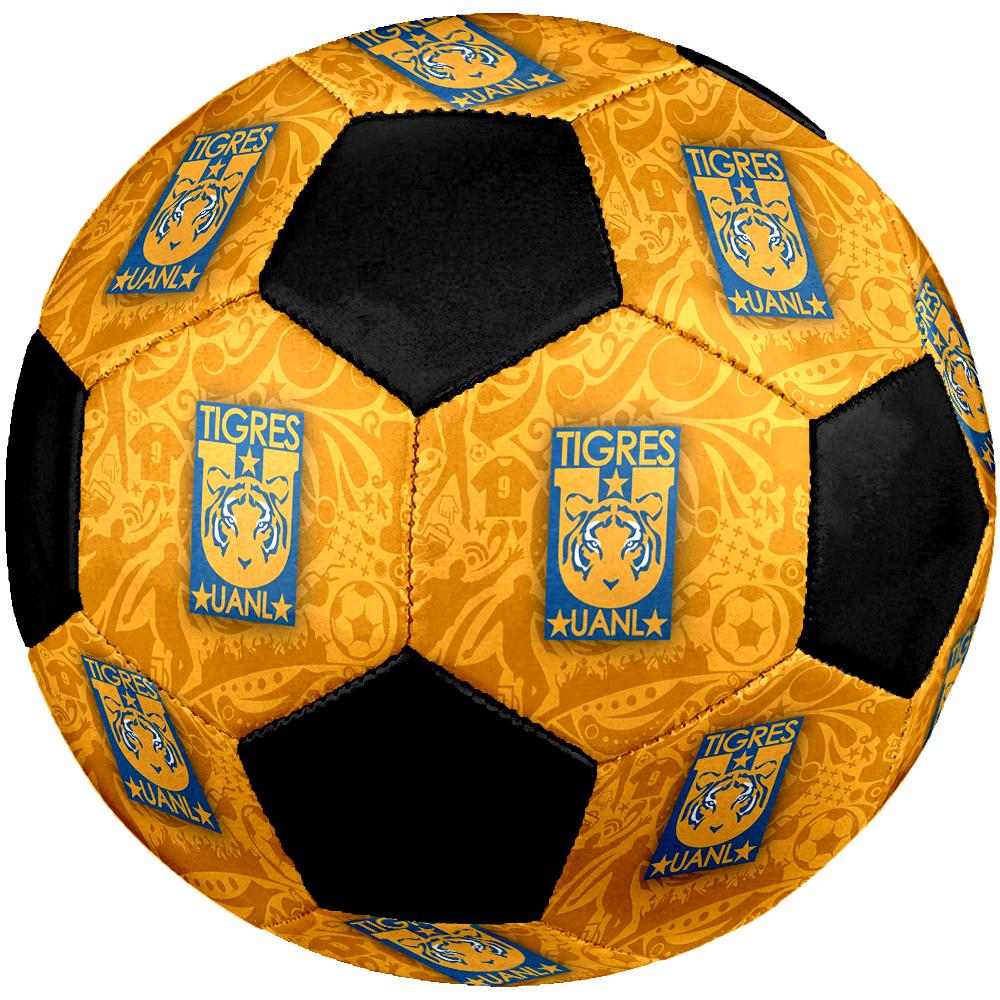 SIZE 5 León FC Soccer Ball Colorful All Ages Machine Stitched PVC Competition Ready Durable High-Bounce