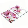 Glass Decorative Serving Boards for Snacks Orchid 2X40X52 Cm
