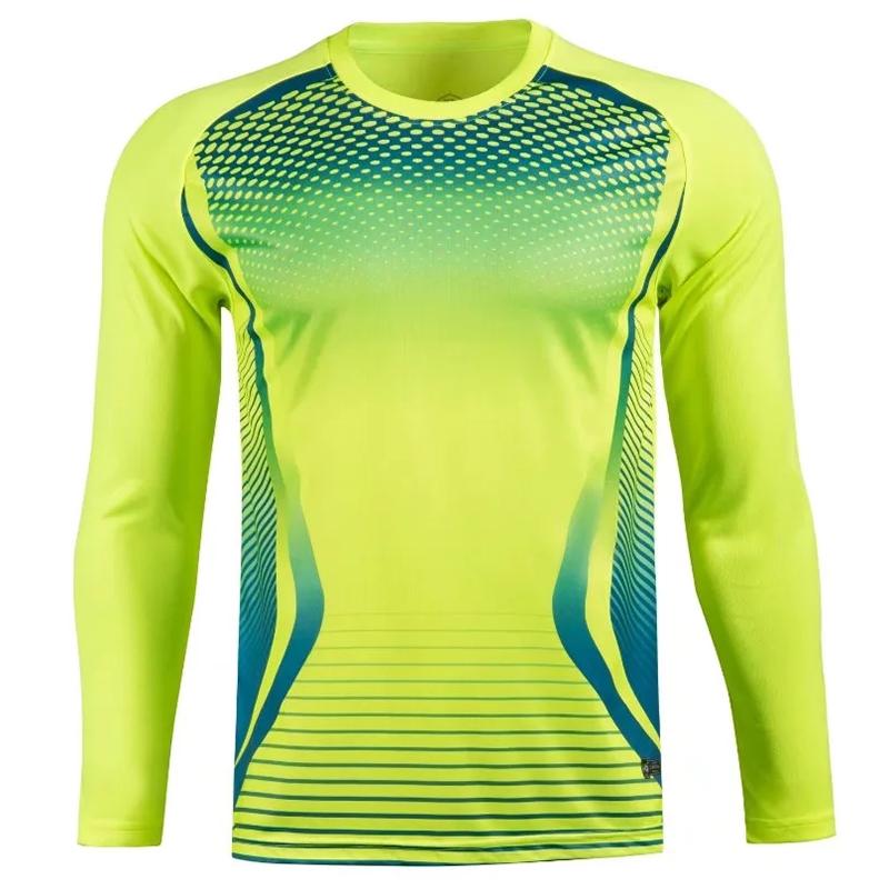 Herren Langarm-T-Shirt mit Farbverlauf und Schnelltrocknung für den Sport 5XL grün