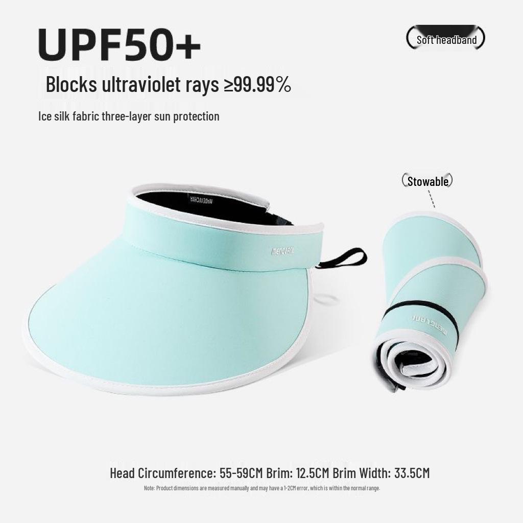 Faltbarer Sonnenhut für Damen mit breiter Krempe und UV-Schutz