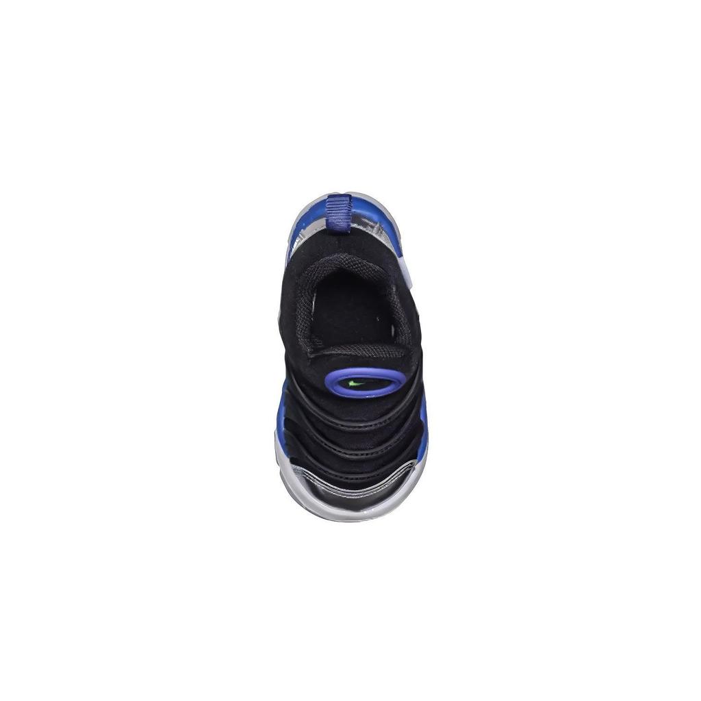 Nike Dynamo Free Low top Toddler Shoes Black Blue Silver Infant And Toddler 343938-012