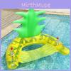 Aufblasbare Ananas Liege Erwachsener Frucht Stil Schwimminsel Faltbarer Sitz Pvc Schwimmbett