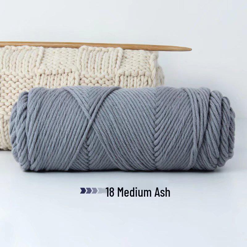 8-Strand Lover's Cotton Wool Yarn for Handmade Knitting: Soft DIY Scarf or Hat Acrylic Yarn