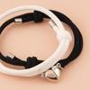 Love Couple Bracelet Handmade Fortune Bracelet Retro Magnetic Heart Bracelet  Couple