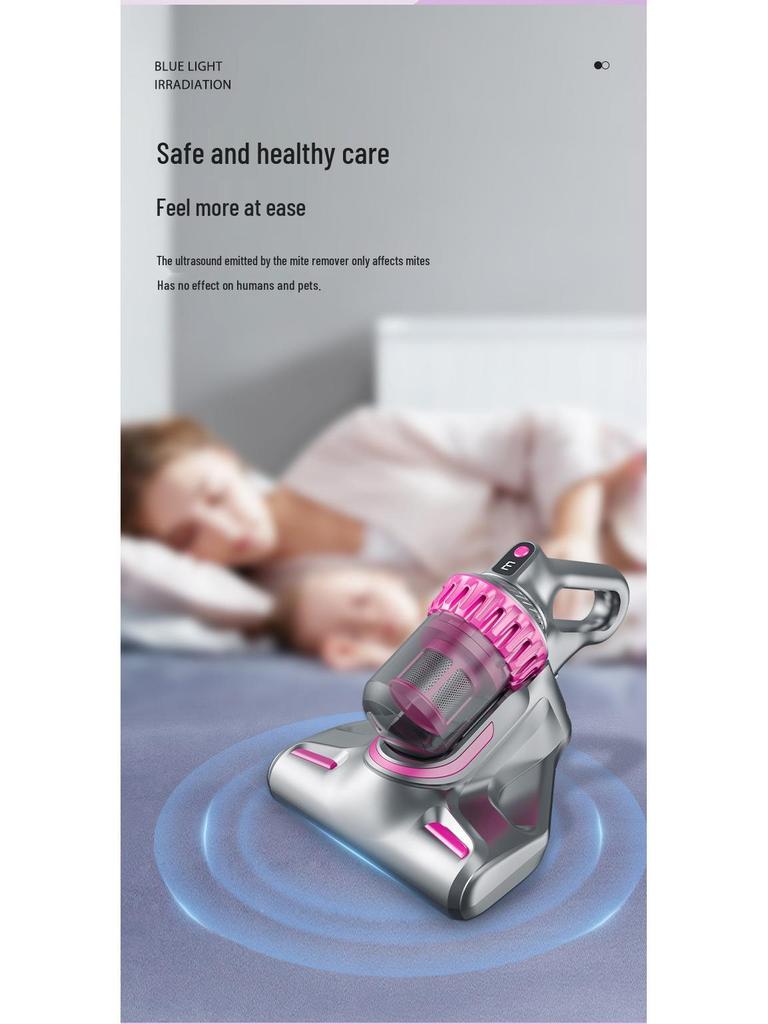 Wireless Handheld Vacuum - 4-in-1 Multifunctional Mite Removal with Charging