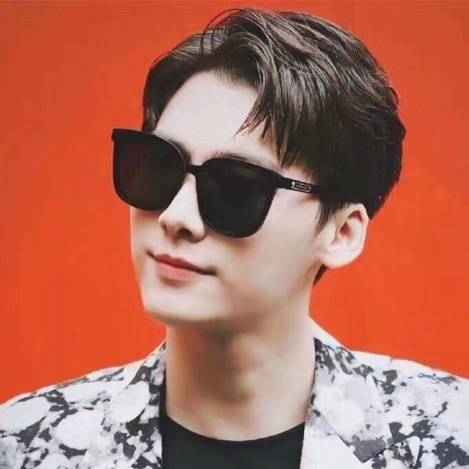 RMM brand Unisex big frame square Sunglasses Hip hop Sunglasses Retro Square cat eye Sunglasses for women men sun glasses