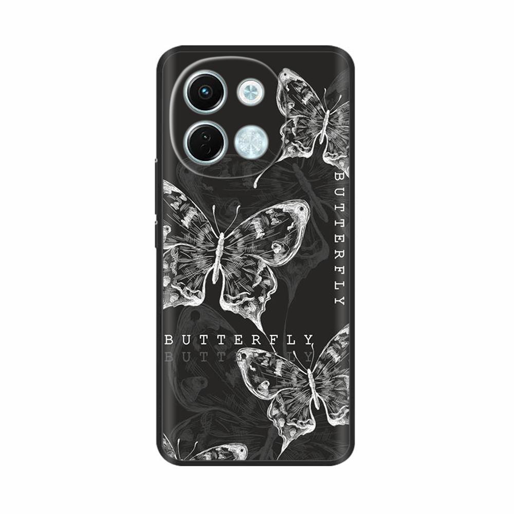 For Tecno Pova 6 Neo 5G Case Cute Flowers Phone Housing Soft Slim TPU Silicone Cover For Tecno Pova6 Pro Pova 6Neo 4G 5G Shells