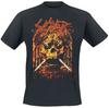 Slayer Skull Crossed Swords Print Cotton T-shirt Men Women Thrash Metal Band Unisex Tee
