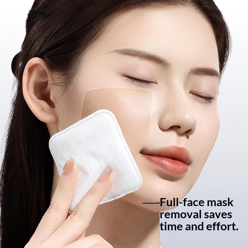 Facial Cotton Pads Lint-Free Soft Interlayer Disposable Makeup Remover 30/100/120/150Pcs for Women Daily Facial Care