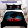 Alien 3pcs Bedding Set Duvet Cover Closure Includes 1 Duvet Cover & 2 Pillowcases for All Seasons Bedroom Home Dorm Decor