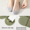 Soft Sponge Bottom Ice Silk Boat Socks for Women Non-slip and Non-falling Shallow Invisible Boat Socks Summer Thin Women's High Heels Socks