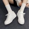 Spring/Autumn Round Head Thick Bottom Anti Slip Casual Sports Shoes Fashion New Style Breathable Elegant Flat Shoes for Women
