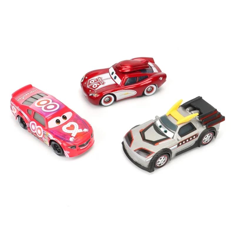 Disney Pixar Metal Cars kšiltovka Blesk McQueen 1:55 Kovový Model Superauta Hračka Pro Děti Narozeninový Dárek