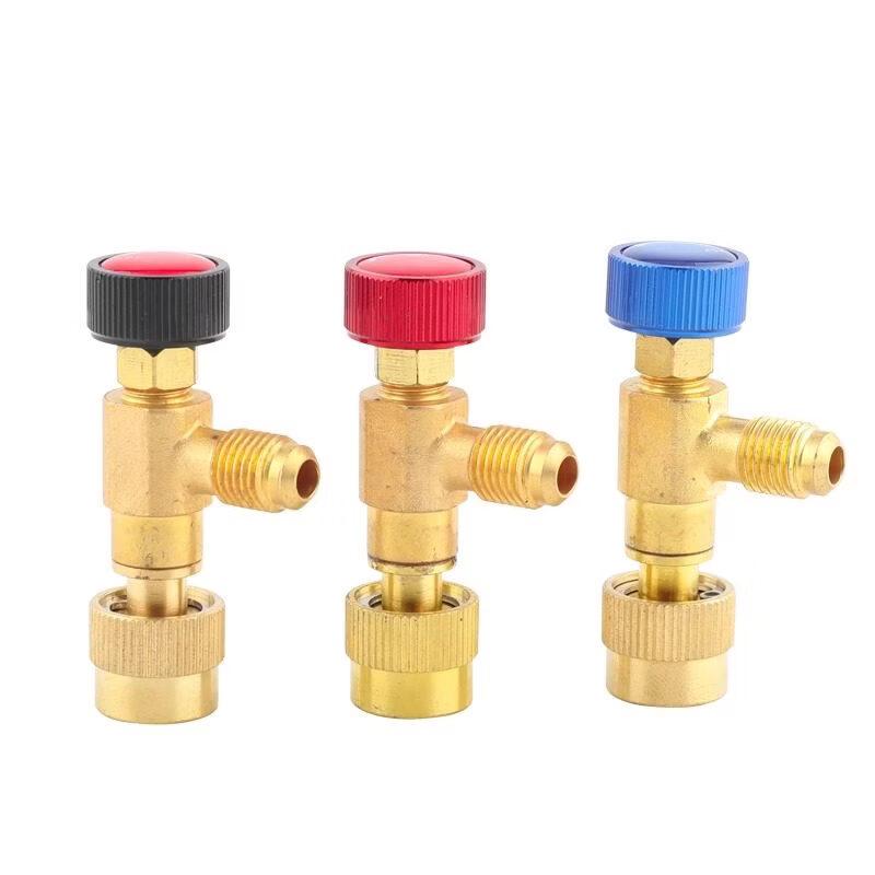 AC Refrigerant Charging Safety Valve