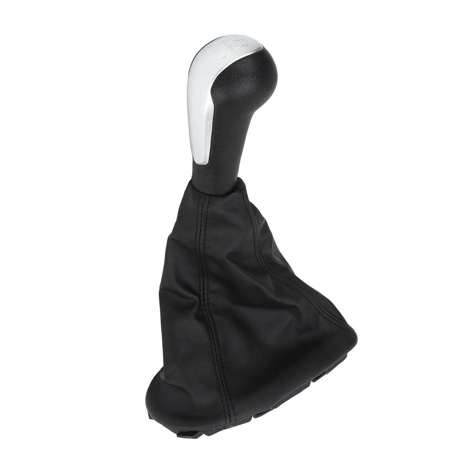 Gear Shift Knob Cover Kit with Shift Knob Boot Dust Cover Repalcement for Chevrolet Chevy Spark чёрный