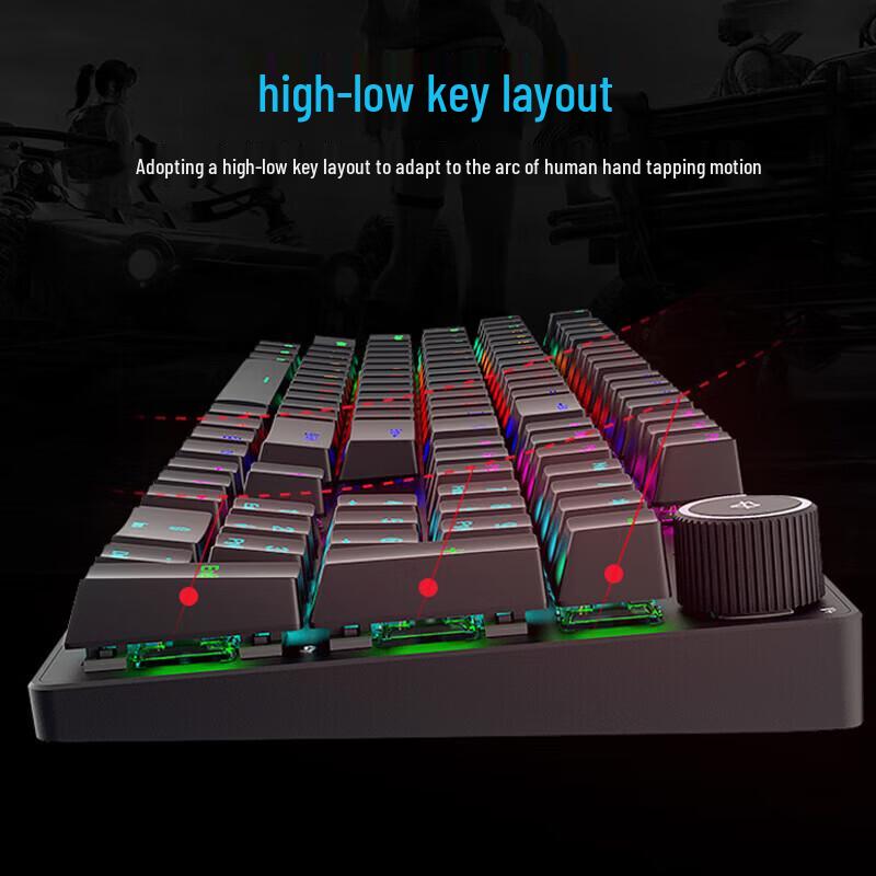 HP K10G-104 104-Key Wired Mechanical Gaming Keyboard