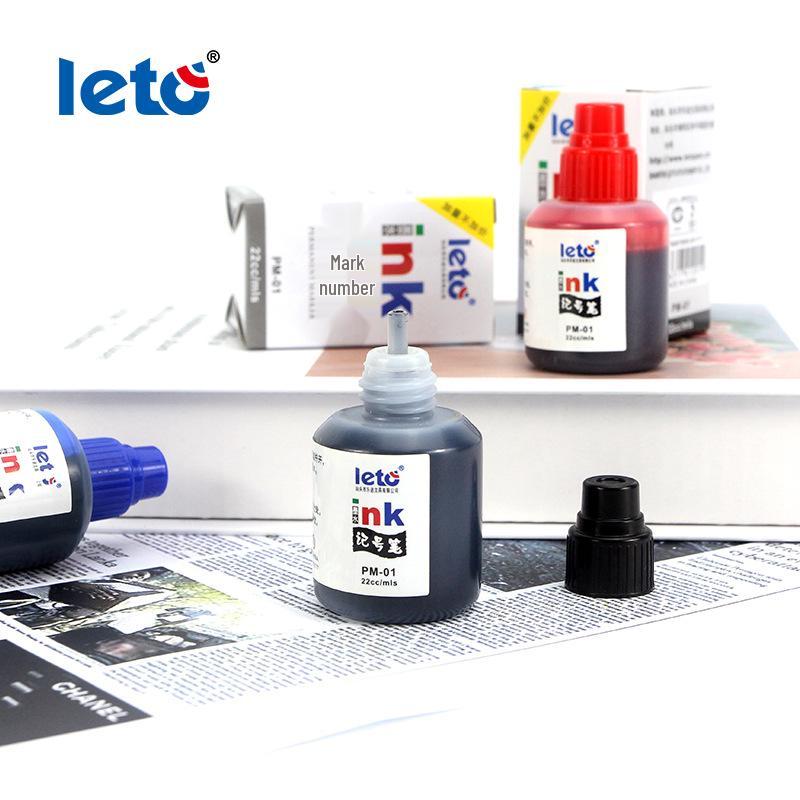 Lotu PM-01 Refillable Marker Pen, 22ml Ink, Red/Black/Blue for Teachers & Office Supplies