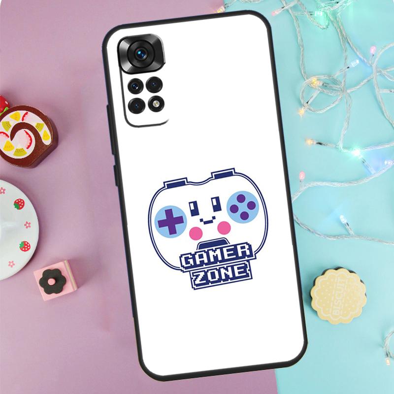 Game Console Gamer Zone Case For Xiaomi Redmi Note 9 10 11 12 13 14 Pro 9S 10S 11S 12S Redmi 14C 10C 12C 13C Cover