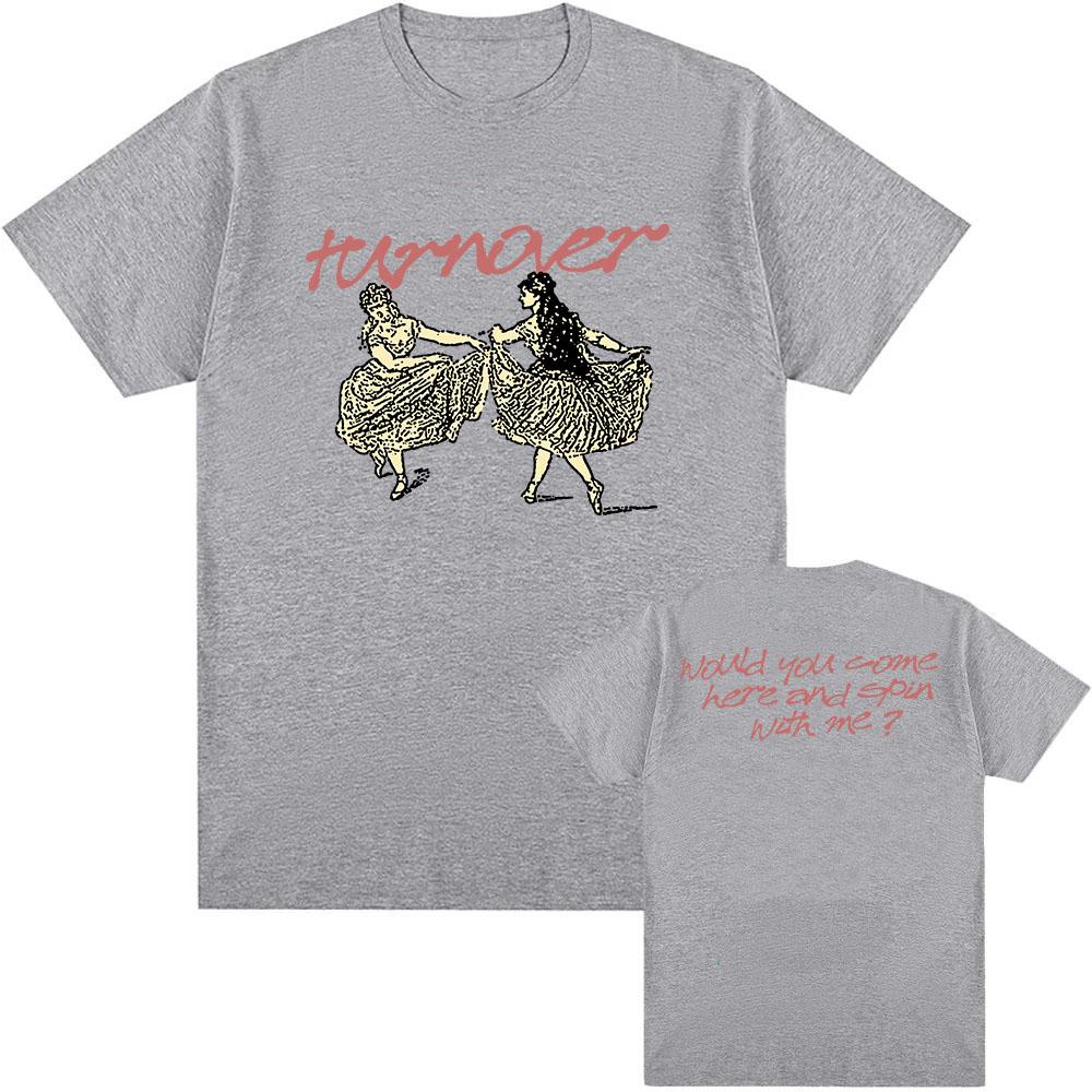 DIZZY TEE TURNOVER Band Rock Band T-shirt Grunge Fashion Unisex Streetwear Summer Cotton Male Tshirts Hip Hop Men T Shirt