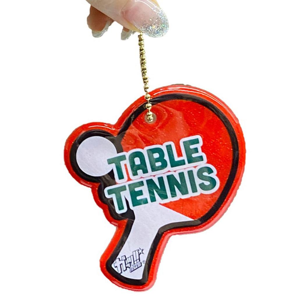 Marushin Table Tennis Retirement Reflective Nighttime 0605015100 Guts!! Keychain, Club, Gift, Keychain, Safety,